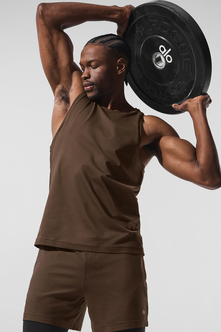 Alo Yoga Conquer Tank - Espresso