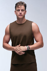 Alo Yoga Conquer Muscle Tank - Espresso