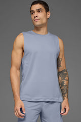 Alo Yoga Conquer Muscle Tank - Winter Frost