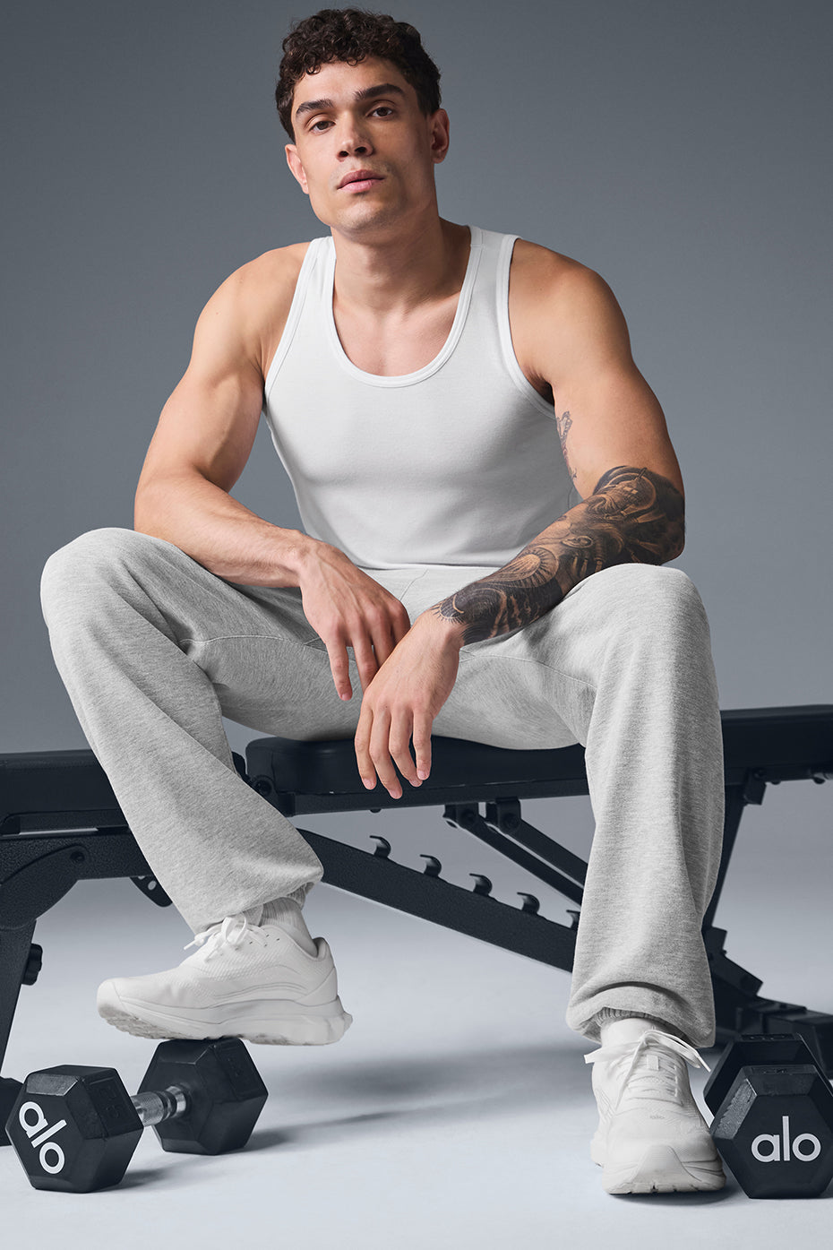 Alo Yoga Everyday Modal Rib Tank - White