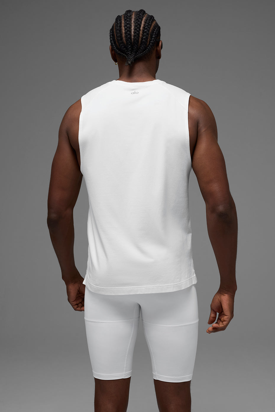 Alo Yoga ALO Vapor Muscle Tank - White