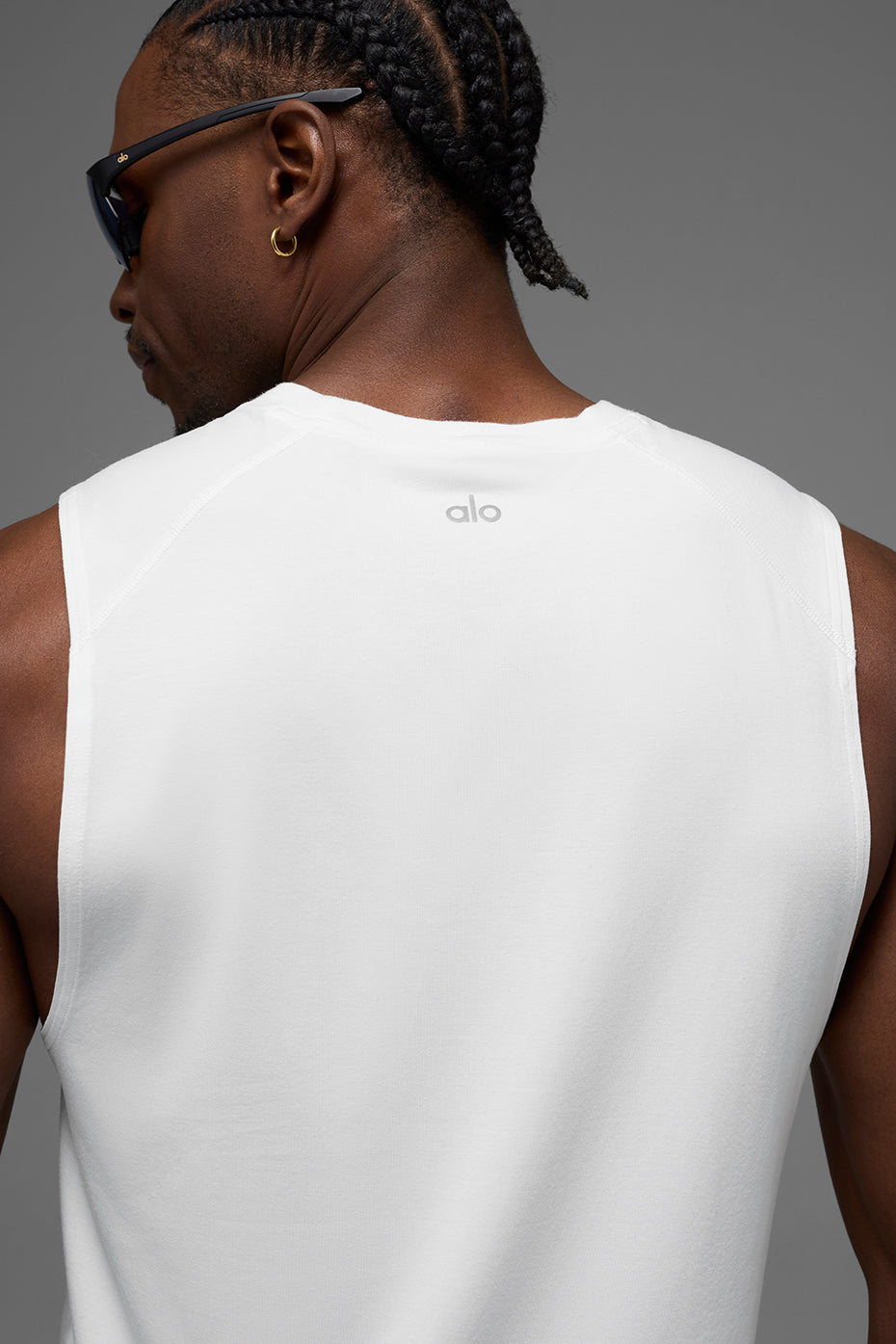 Alo Yoga ALO Vapor Muscle Tank - White