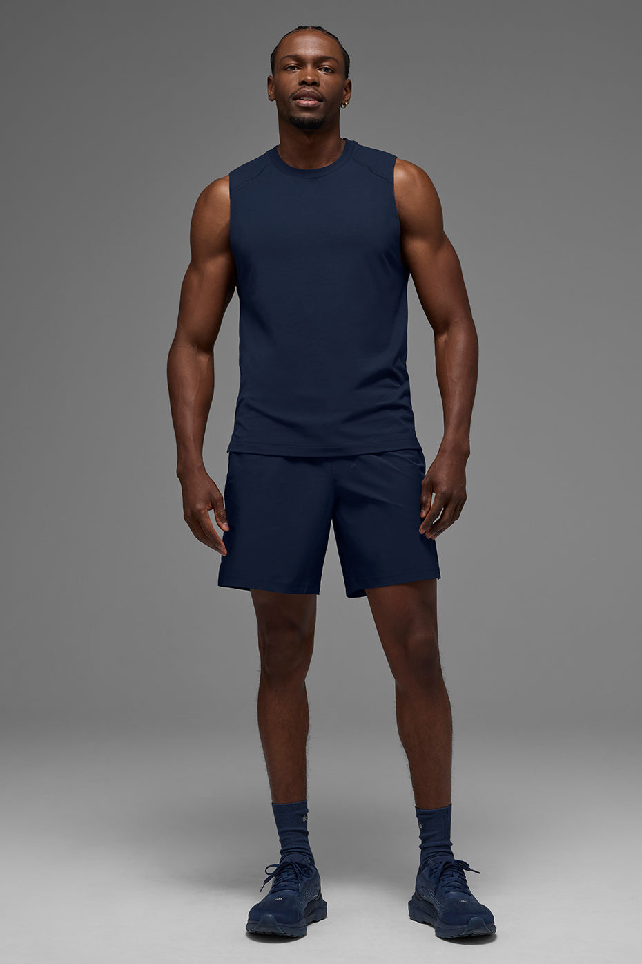 Alo Yoga ALO Vapor Muscle Tank - Navy