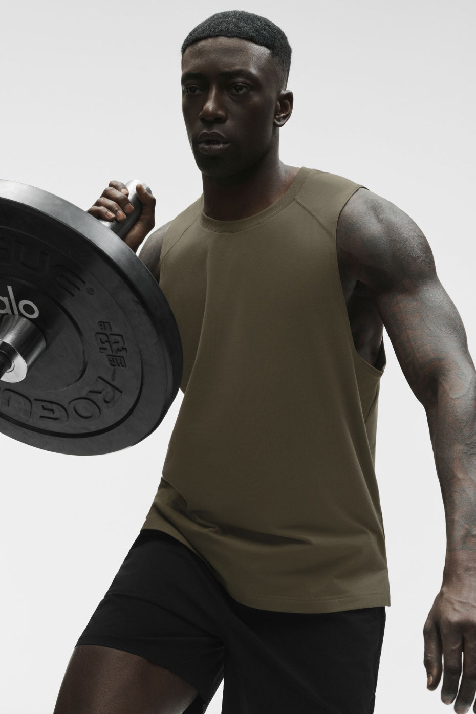 Alo Yoga ALO Vapor Muscle Tank - Olive Tree