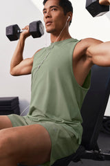 Alo Yoga ALO Vapor Muscle Tank - Dune Grass