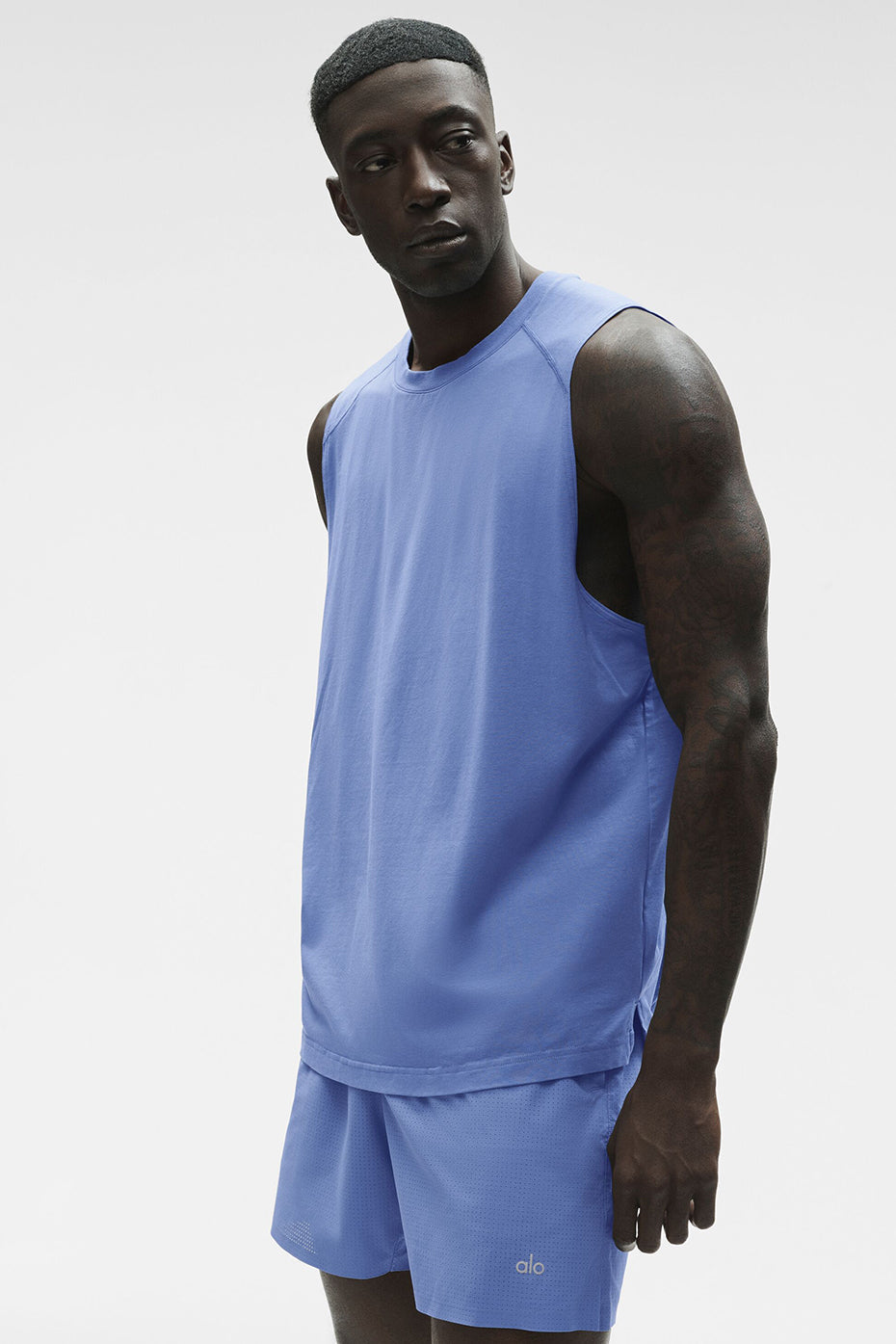 Alo Yoga ALO Vapor Muscle Tank - Provence Blue
