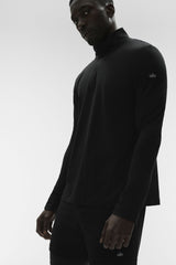 Alo Yoga Conquer 1/4 Zip Reform Long Sleeve - Black
