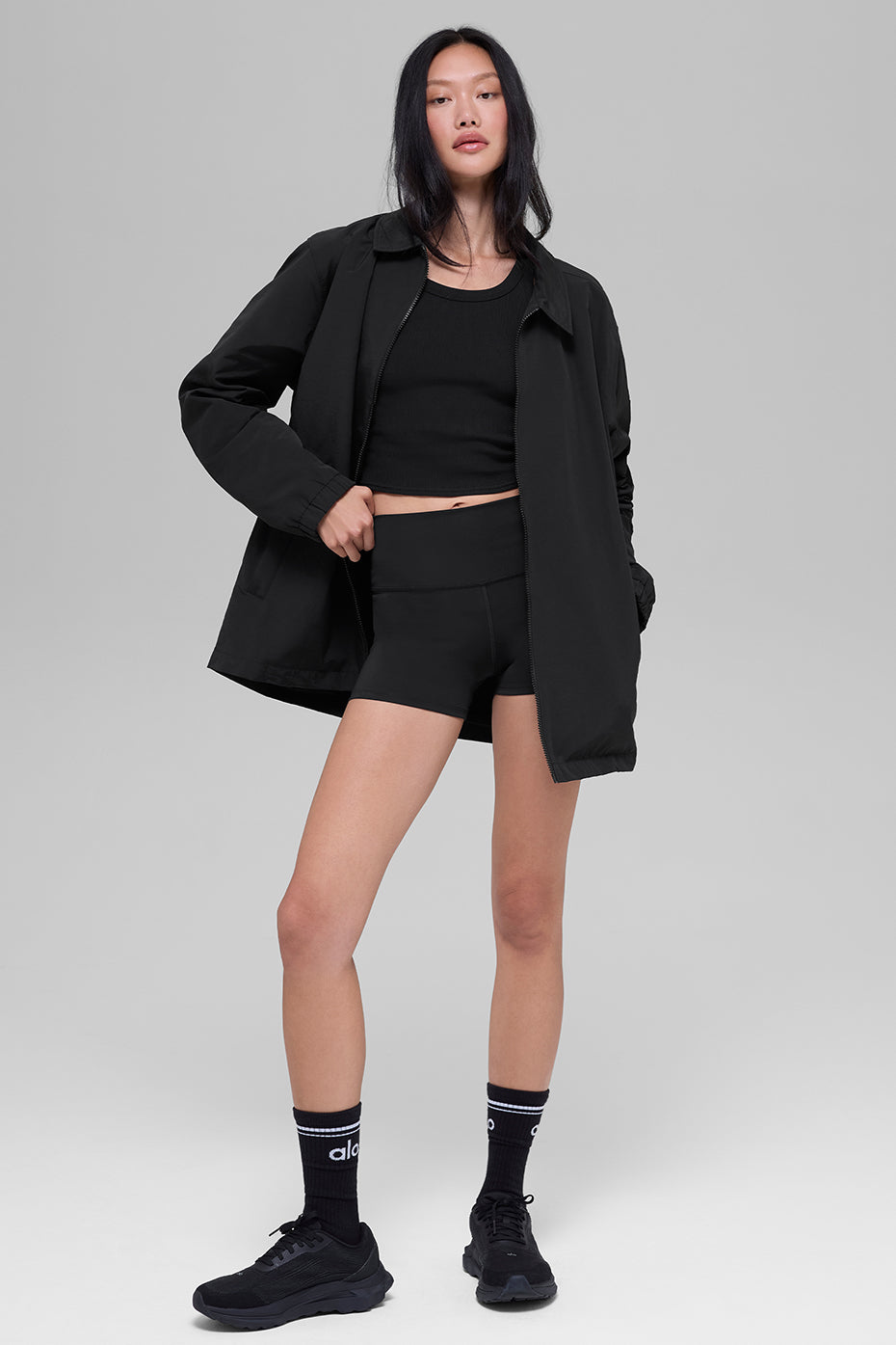 Alo Yoga Torrent Overshirt - Black