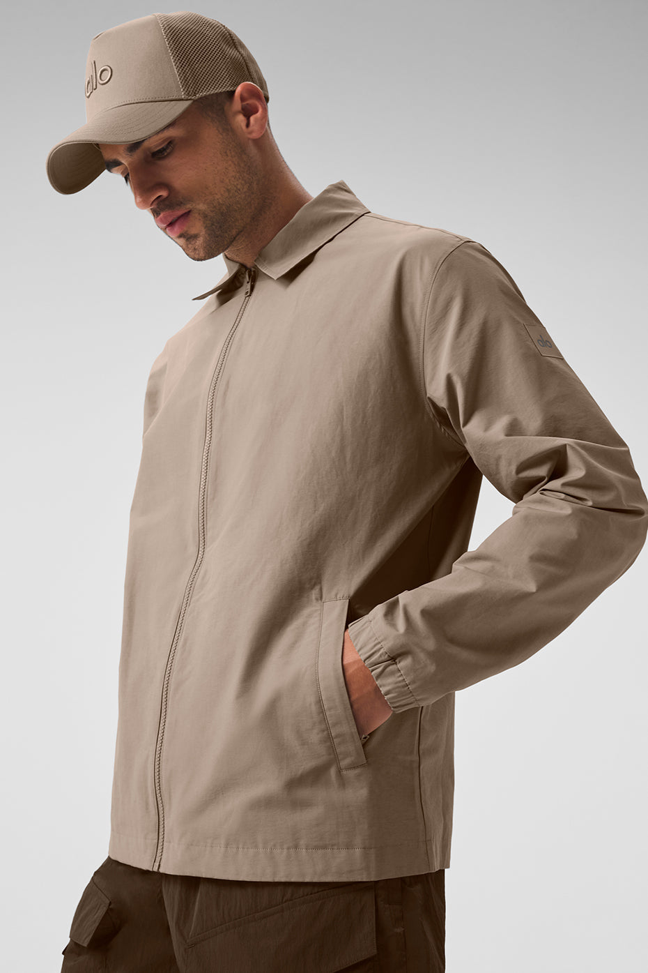 Alo Yoga Torrent Overshirt - Gravel