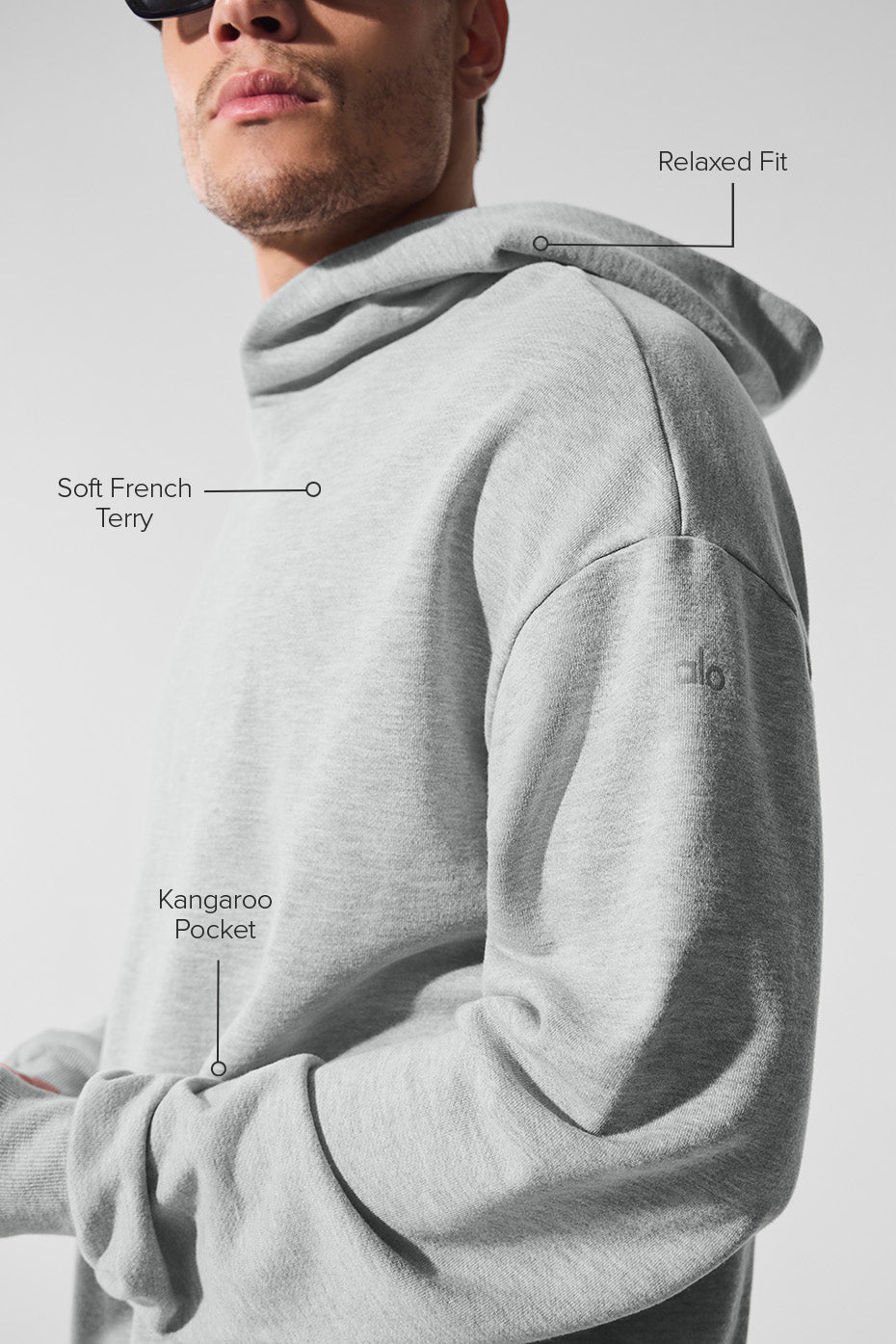 Alo Yoga Chill Hoodie - Athletic Heather Grey