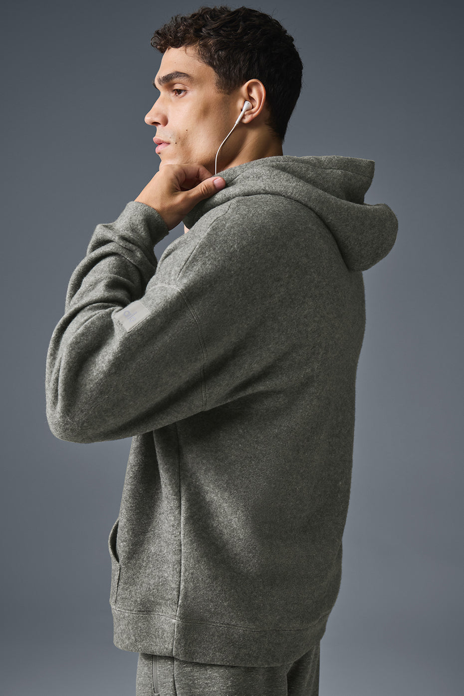 Alo Yoga Triumph Restore Hoodie - Grey Triblend