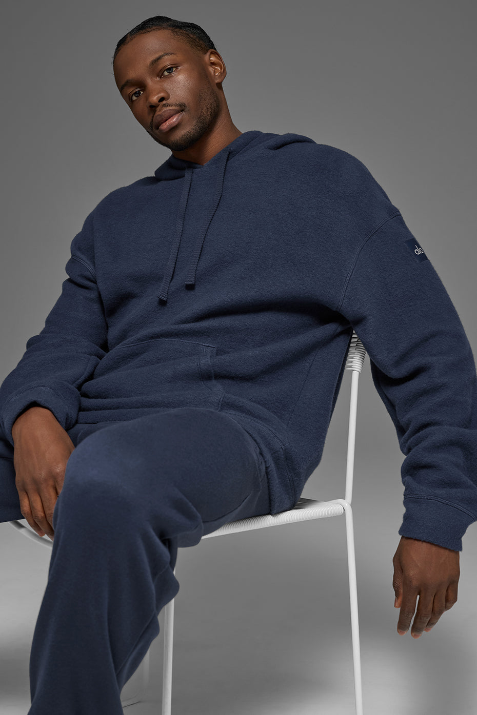 Alo Yoga Triumph Restore Hoodie - Navy