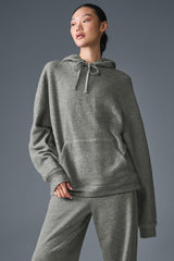 Alo Yoga Triumph Restore Hoodie - Grey Triblend