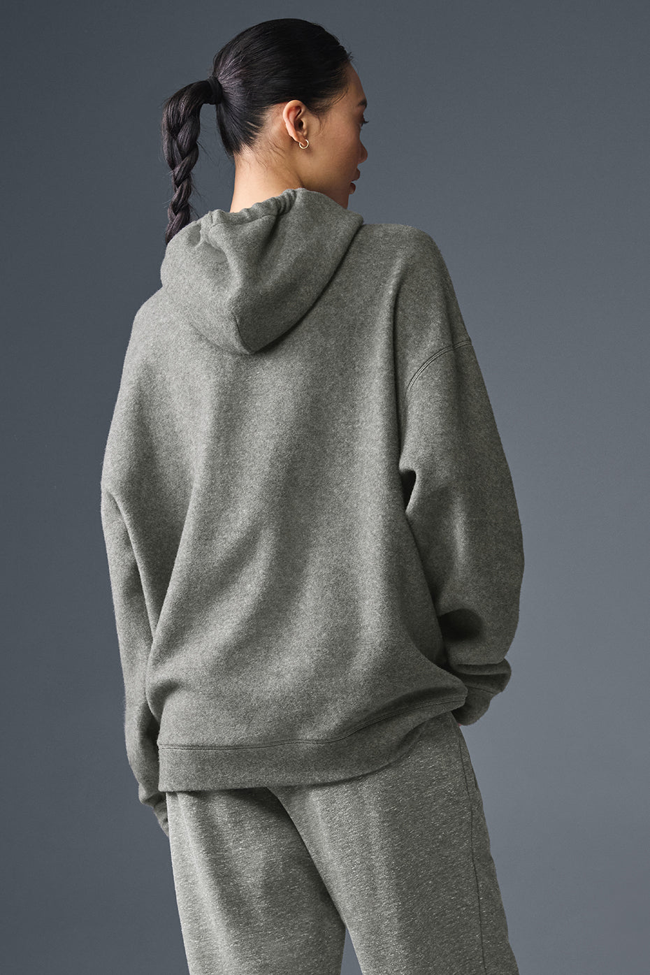 Alo Yoga Triumph Restore Hoodie - Grey Triblend