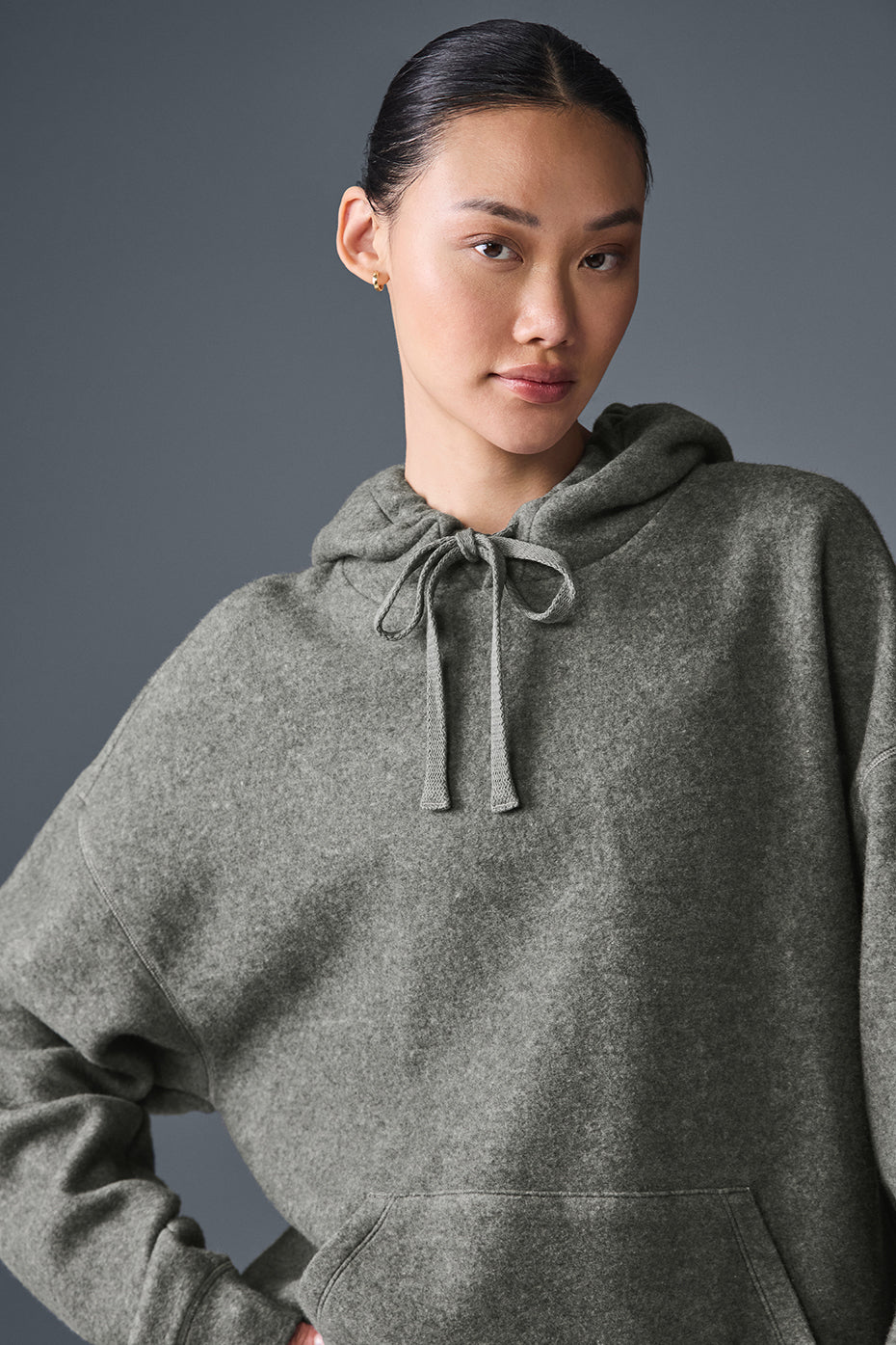 Alo Yoga Triumph Restore Hoodie - Grey Triblend
