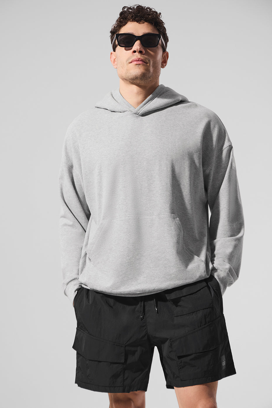 Alo Yoga Double Take Hoodie - Athletic Heather Grey