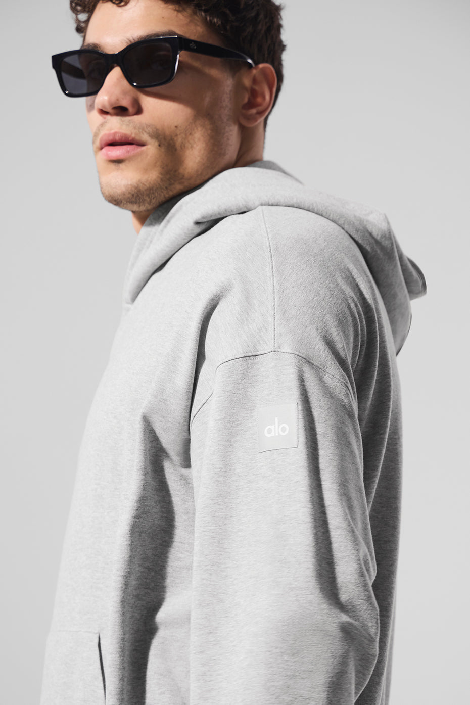Alo Yoga Double Take Hoodie - Athletic Heather Grey