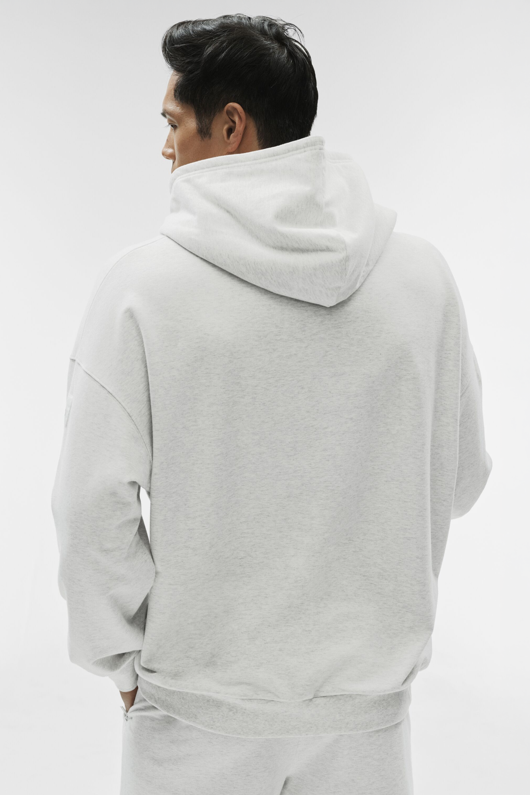 Alo Yoga Double Take Hoodie - White Heather