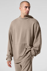 Alo Yoga Chill Vintage Wash Hoodie - Gravel Wash