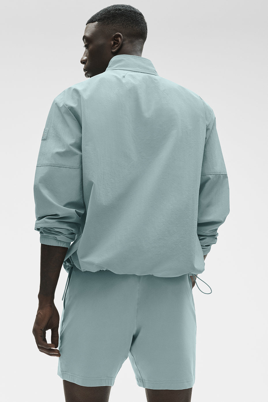 Alo Yoga Light Weight Takeaway Track Pullover - Desert Sage