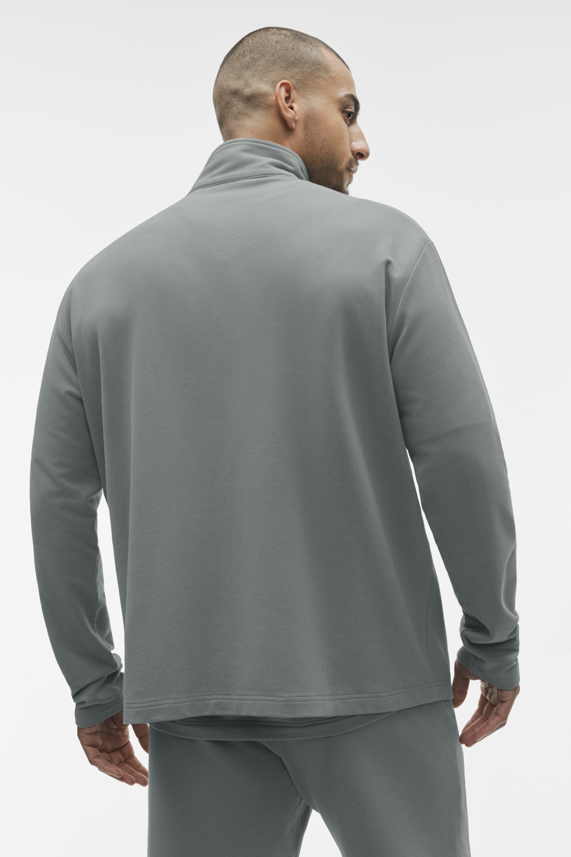 Alo Yoga Double Take Long Sleeve 1/4 Zip - Monument