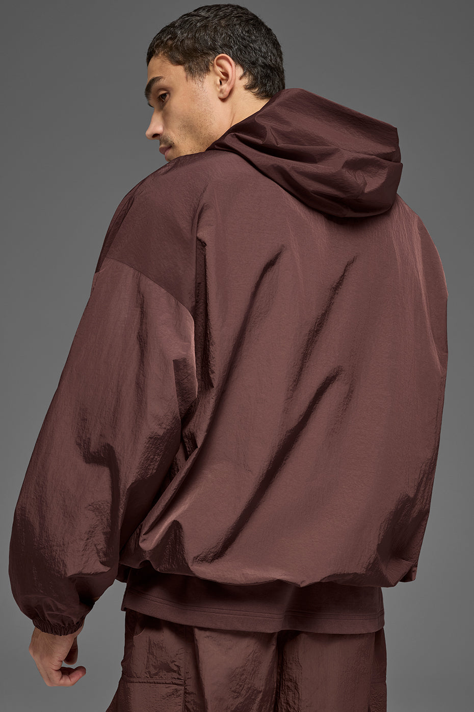 Alo Yoga Axis Hooded Pullover - Brownstone