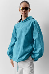 Alo Yoga Axis Hooded Pullover - Blue Breeze