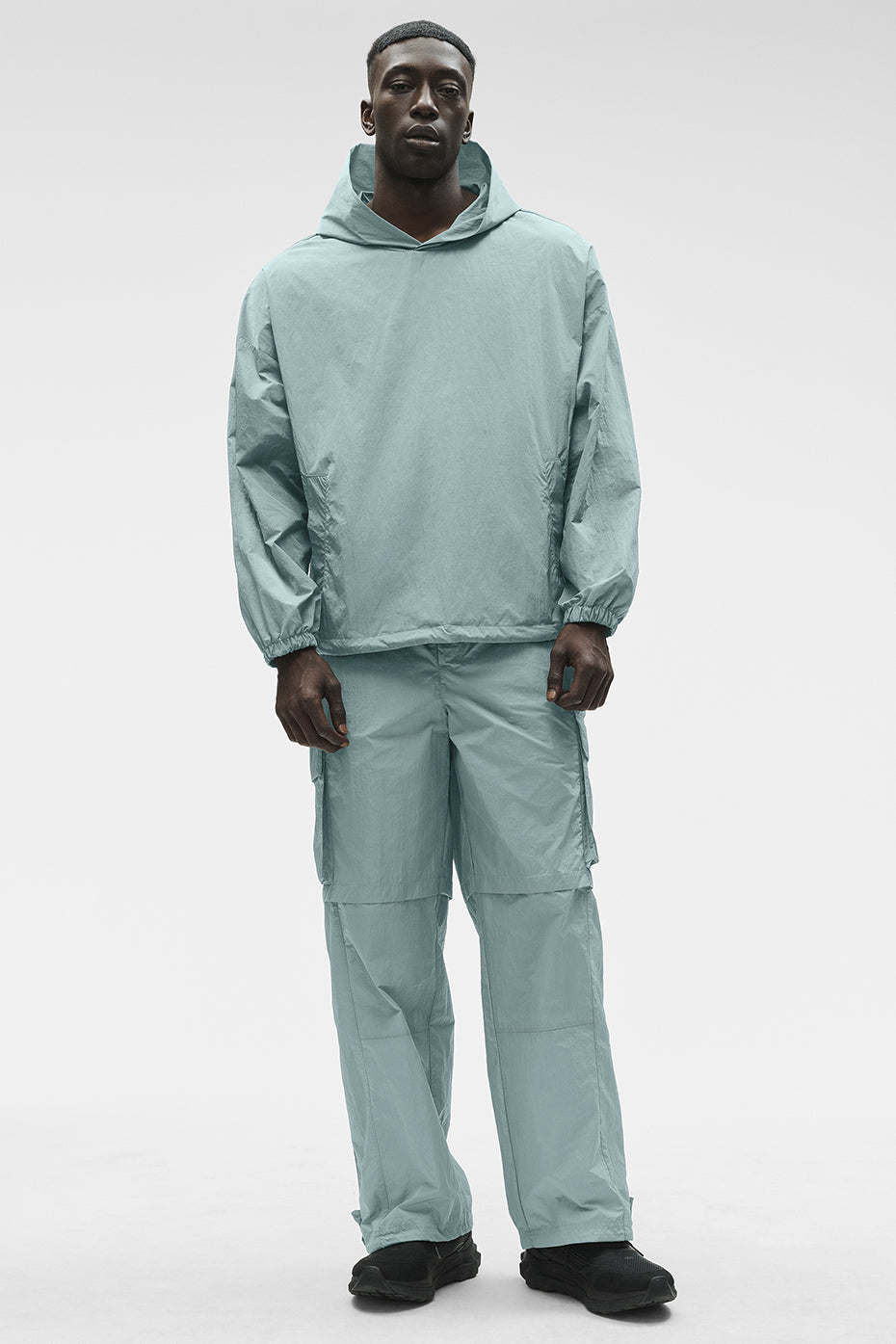 Alo Yoga Axis Hooded Pullover - Desert Sage