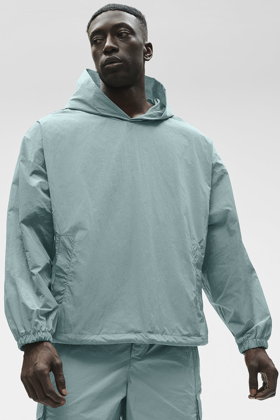 Alo Yoga Axis Hooded Pullover - Desert Sage