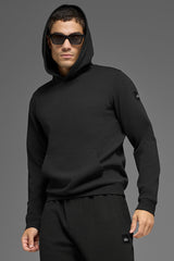Alo Yoga Waffle Lounge Hoodie - Black