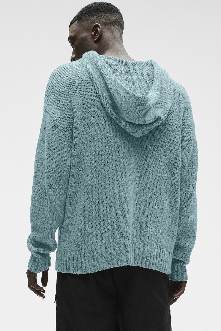 Alo Yoga Textured Knit Hoodie - Desert Sage