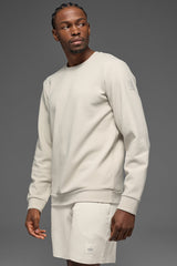 Alo Yoga Waffle Lounge Long Sleeve Crew - Bone