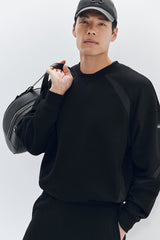 Alo Yoga Field Crew Neck Sweatshirt - Black