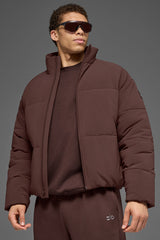 Alo Yoga Stretch Woven Street Puffer - Brownstone