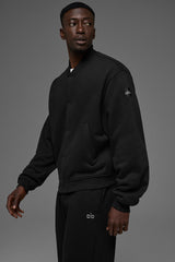 Alo Yoga Renown Varsity Jacket - Black