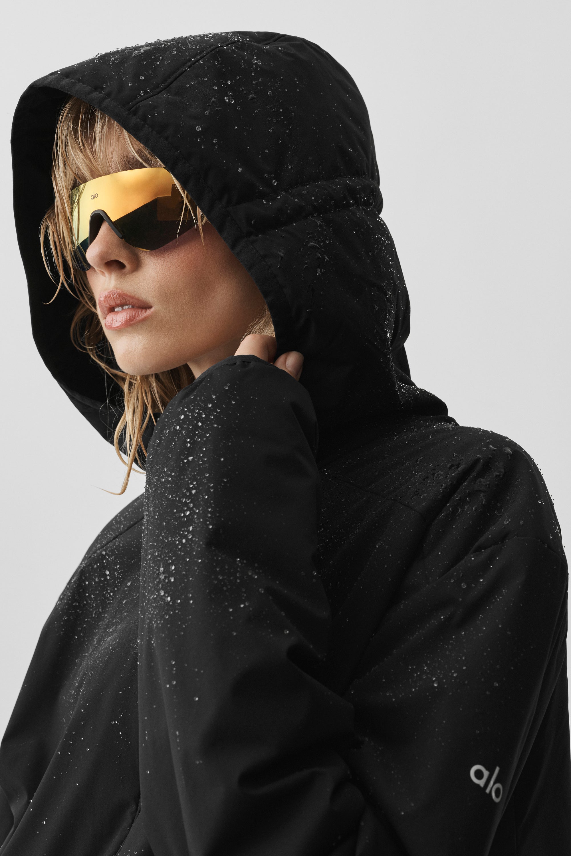 Alo Yoga Elemental Full-Zip Jacket - Black