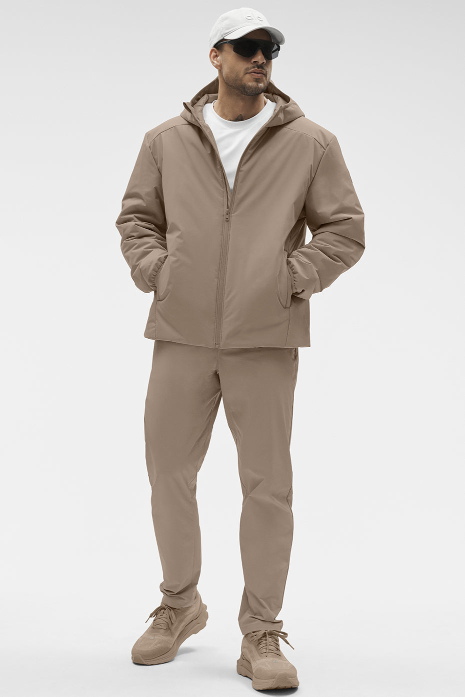 Alo Yoga Elemental Full-Zip Jacket - Gravel