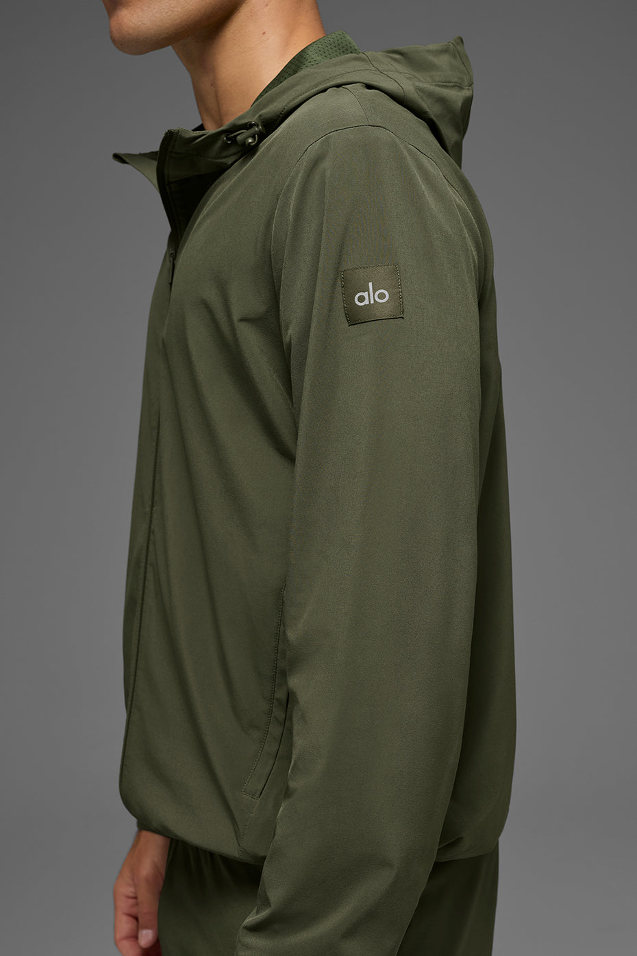 Alo Yoga Performance On-The-Go Jacket - Green Olive