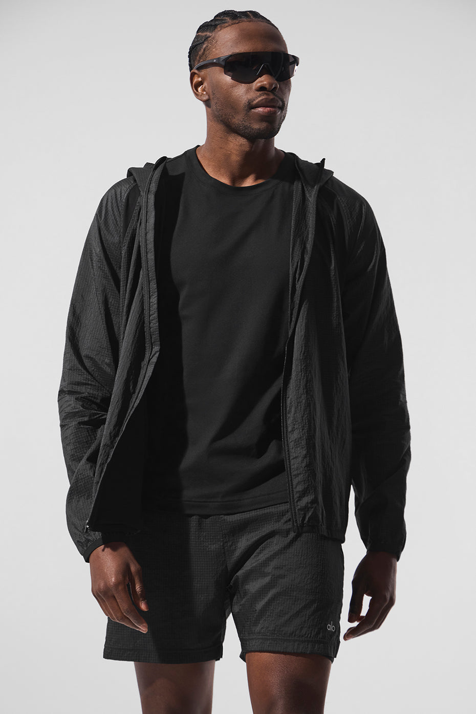 Alo Yoga Game Time Ripstop Jacket - Black