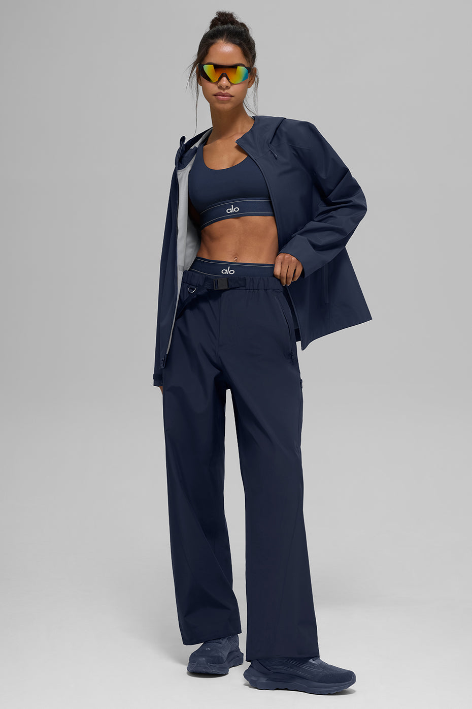 Alo Yoga Alpha Shell Jacket - Navy