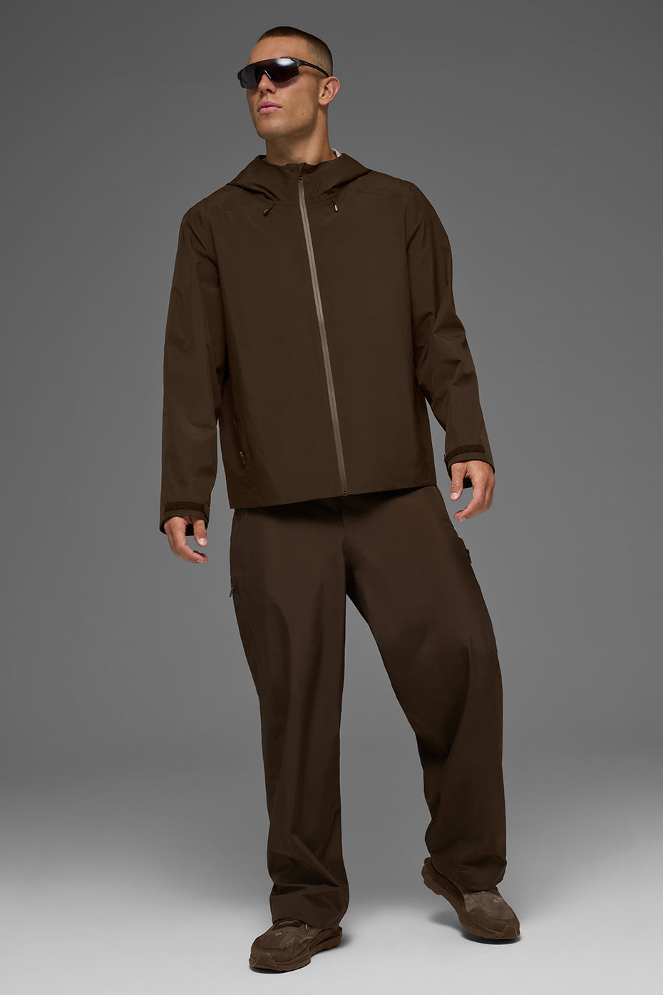 Alo Yoga Alpha Shell Jacket - Espresso