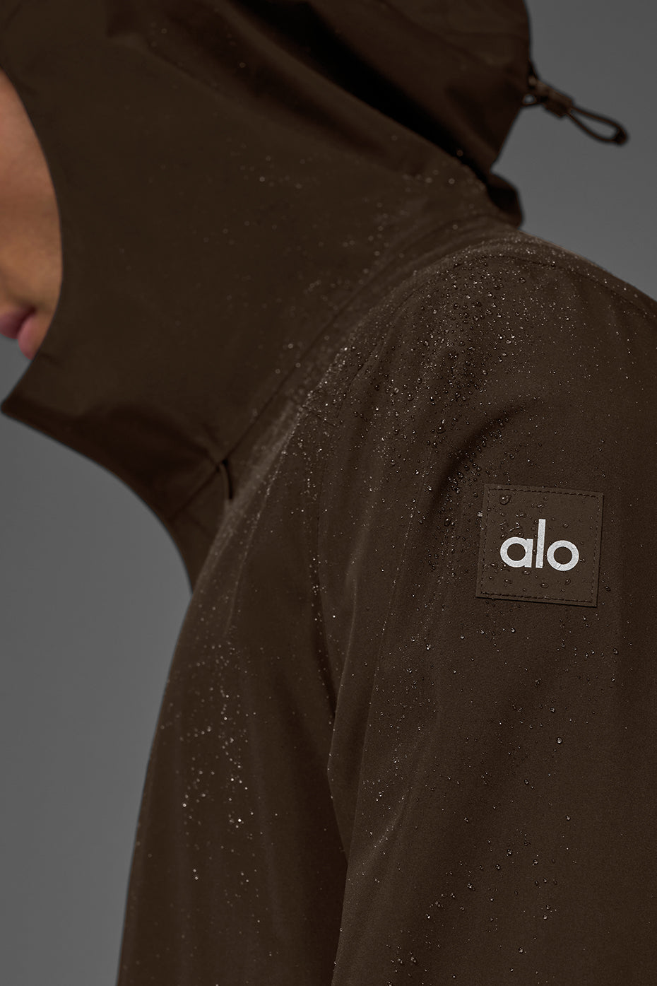 Alo Yoga Alpha Shell Jacket - Espresso