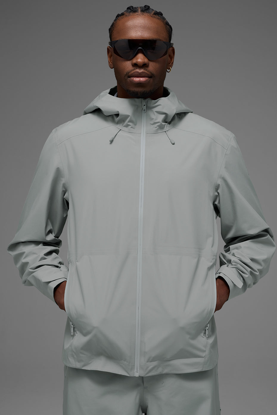 Alo Yoga Alpha Shell Jacket - Lunar Grey