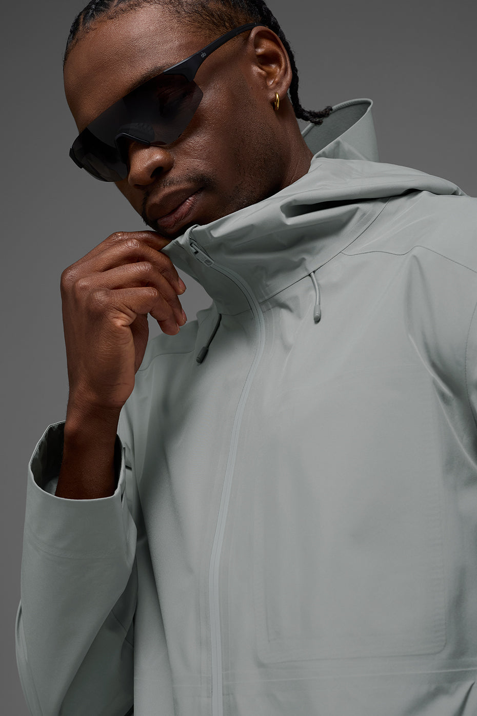 Alo Yoga Alpha Shell Jacket - Lunar Grey