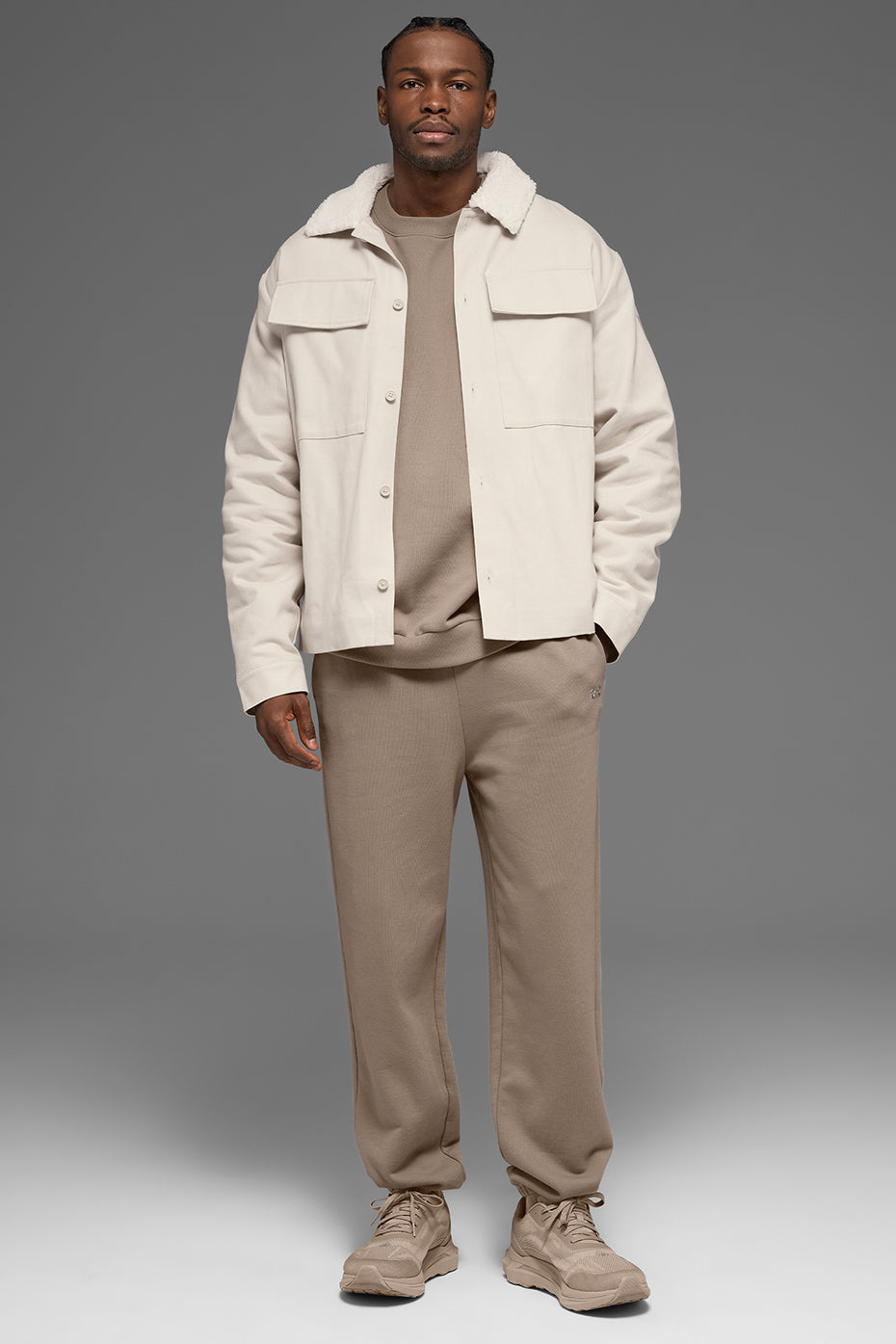 Alo Yoga Canvas Utility Shacket - Bone