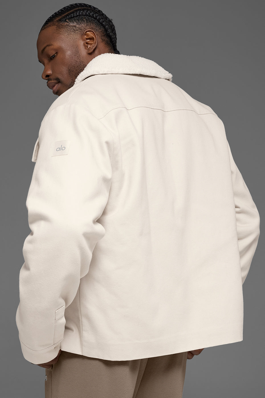 Alo Yoga Canvas Utility Shacket - Bone