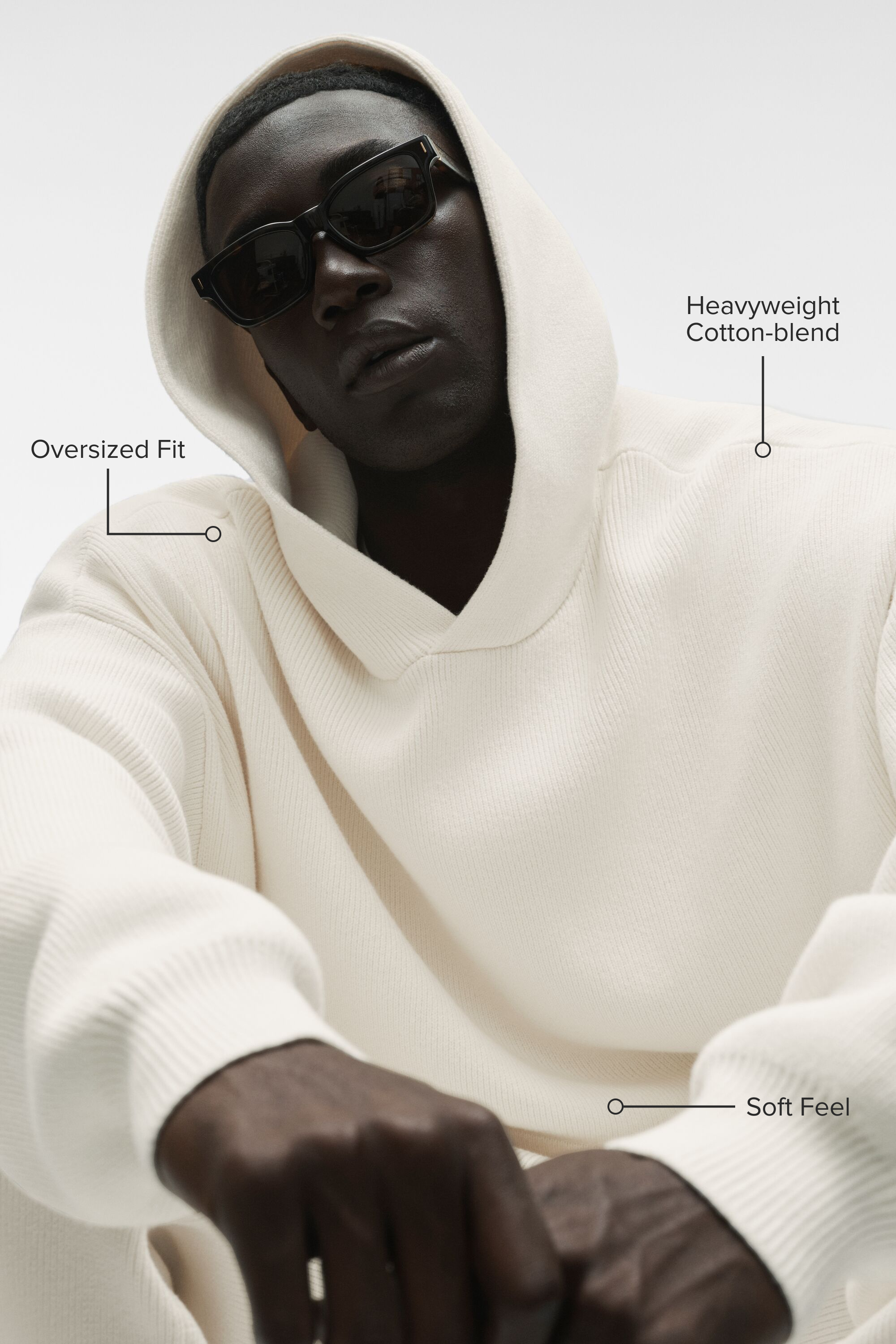 Alo Yoga Scholar Hooded Sweater - Ivory