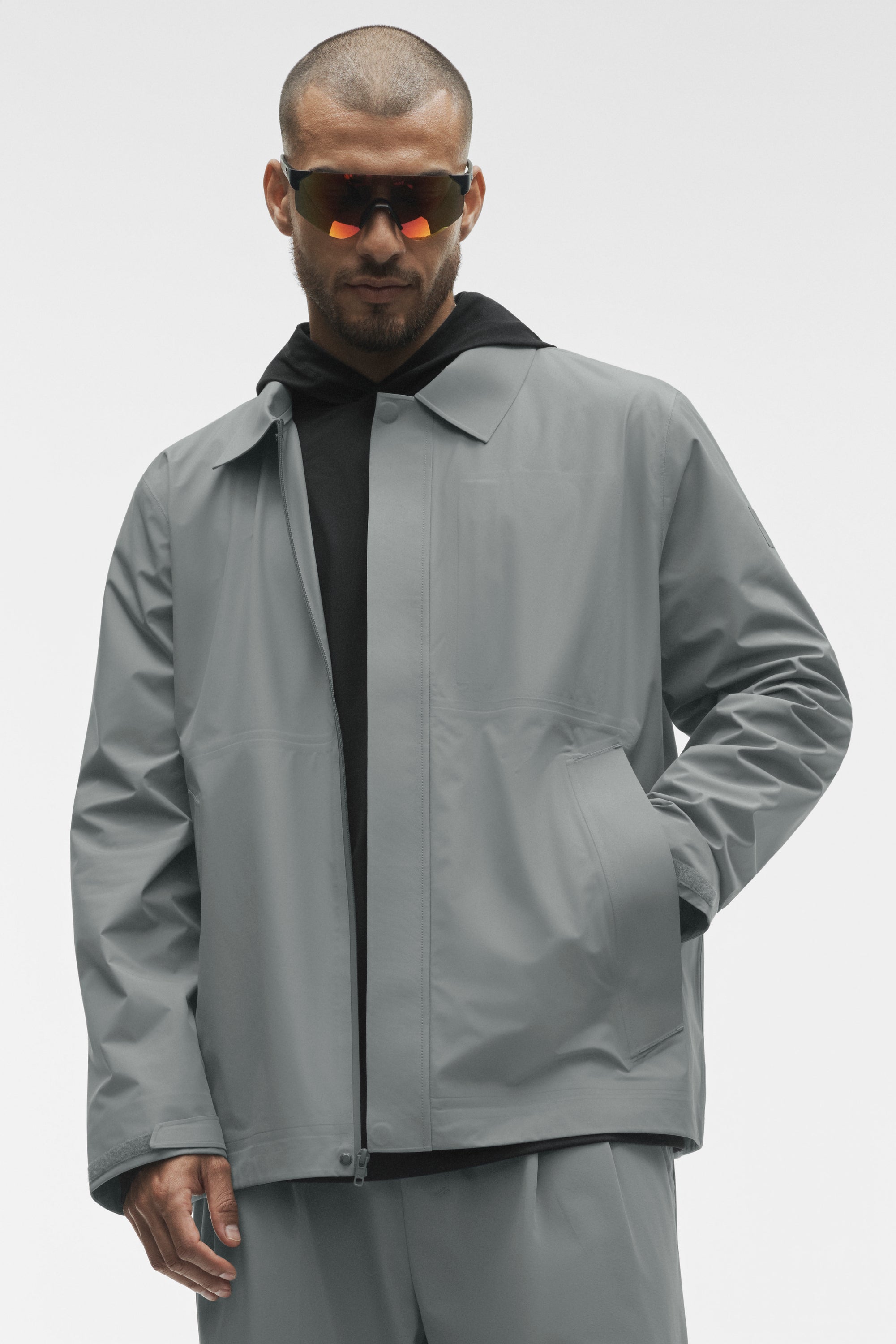 Alo Yoga Alpha Shell Overshirt - Monument