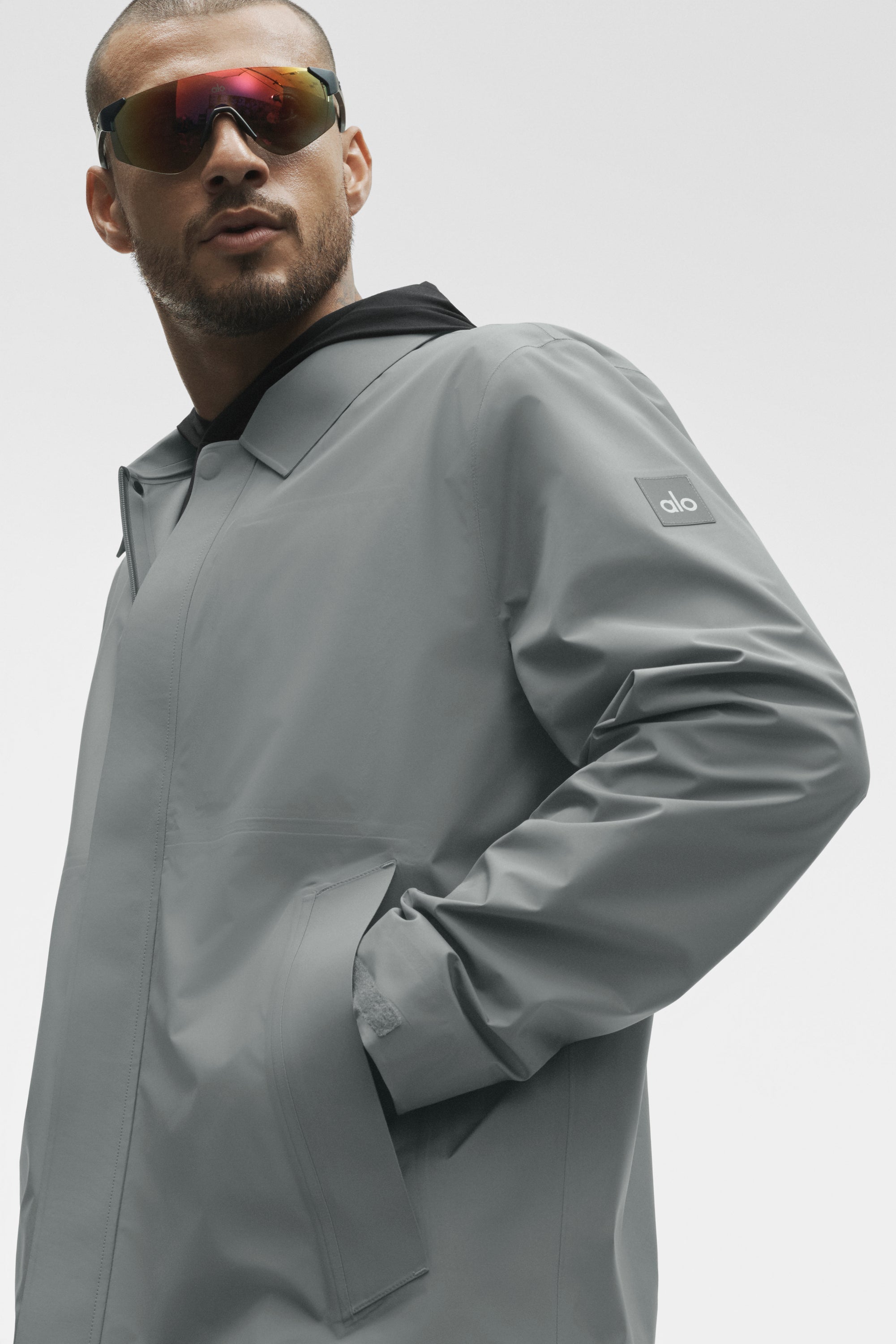 Alo Yoga Alpha Shell Overshirt - Monument