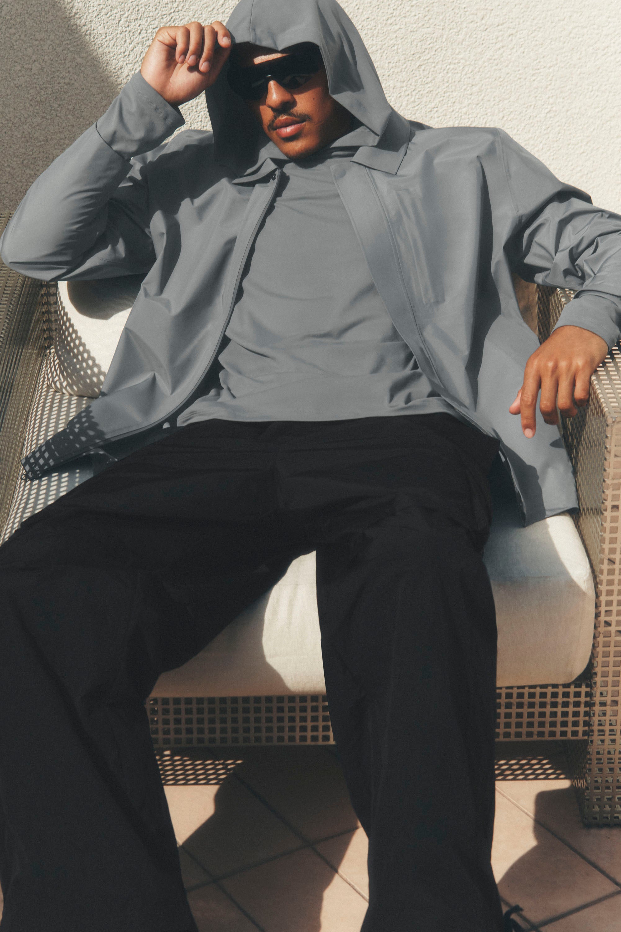 Alo Yoga Alpha Shell Overshirt - Monument